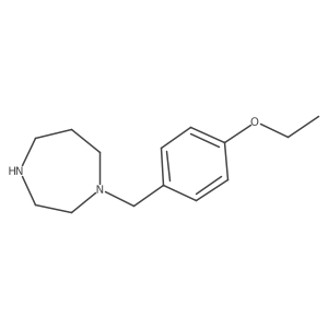 1-(4-Ethoxybenzyl)-1,4-diazepane结构式