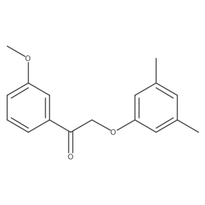 Ethanone, 2-(3,5-dimethylphenoxy)-1-(3-methoxyphenyl)-结构式