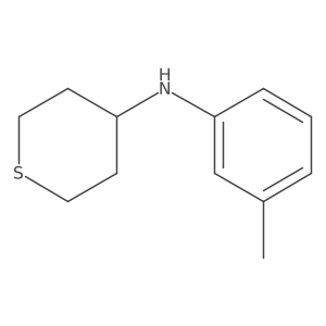 N-(3-methylphenyl)thian-4-amine结构式