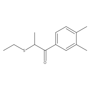 1-(3,4-Dimethylphenyl)-2-(ethylthio)propan-1-one Structure