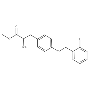 (S)-methyl 3-(4-(2-fluorobenzyloxy)phenyl)-2-aminopropanoate Structure