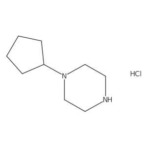 1-Cyclopentylpiperazine hydrochloride Structure