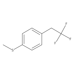 Methyl(4-(2,2,2-trifluoroethyl)phenyl)sulfane Structure