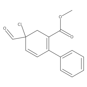 4-Chloro-4-formylbiphenyl-2-carboxylic acid methyl ester结构式