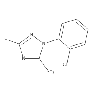 1-(2-chlorophenyl)-3-methyl-1H-1,2,4-triazol-5-amine Structure
