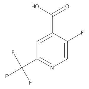 5-Fluoro-2-(trifluoromethyl)isonicotinic acid Structure