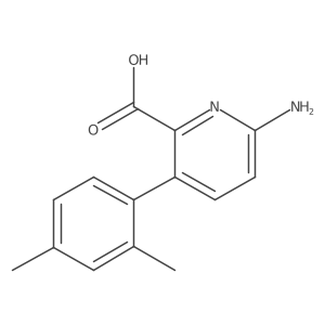 6-Amino-3-(2,4-dimethylphenyl)picolinic acid Structure