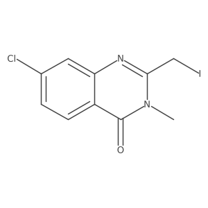 7-Chloro-2-(iodomethyl)-3-methylquinazolin-4-one Structure