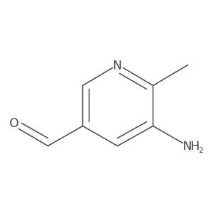 5-Amino-6-methylnicotinaldehyde结构式