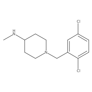 1-(2,5-Dichlorobenzyl)-N-methylpiperidin-4-amine结构式