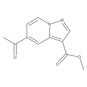 Methyl 5-acetylpyrazolo[1,5-a]pyridine-3-carboxylate Structure