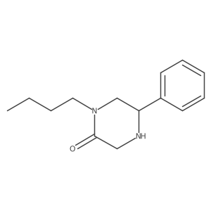 1-Butyl-5-phenylpiperazin-2-one Structure