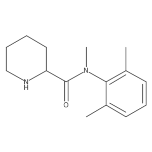 N-(2,6-Dimethylphenyl)-N-methyl-2-piperidinecarboxamide Structure