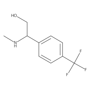 (R)-2-(Methylamino)-2-(4-(trifluoromethyl)phenyl)ethan-1-ol Structure