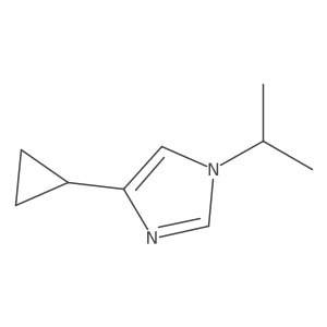 1H-Imidazole, 4-cyclopropyl-1-(1-methylethyl)-结构式