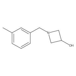 1-[(3-Methylphenyl)methyl]azetidin-3-ol结构式
