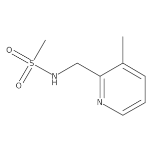 n-((3-Methylpyridin-2-yl)methyl)methanesulfonamide Structure
