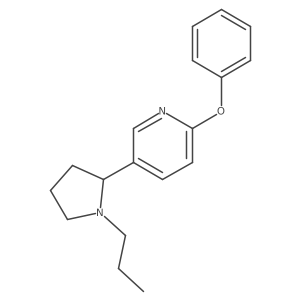 2-Phenoxy-5-(1-propylpyrrolidin-2-yl)pyridine Structure
