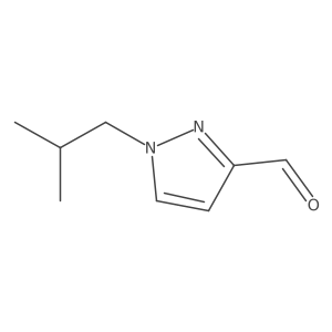 1-Isobutyl-1H-pyrazole-3-carbaldehyde Structure