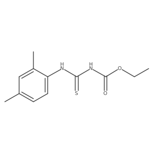 ethyl N-[(2,4-dimethylphenyl)carbamothioyl]carbamate结构式