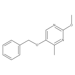 2-Methoxy-4-methyl-5-phenylmethoxypyrimidine Structure