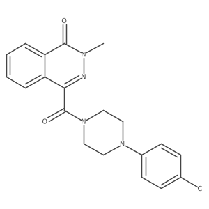 4-{[4-(4-chlorophenyl)piperazino]carbonyl}-2-methyl-1(2H)-phthalazinone Structure