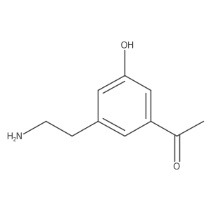 1-[3-(2-Aminoethyl)-5-hydroxyphenyl]ethanone结构式