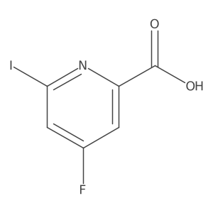 4-Fluoro-6-iodopicolinic acid Structure