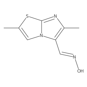 N-[(2,6-dimethylimidazo[2,1-b][1,3]thiazol-5-yl)methylidene]hydroxylamine结构式
