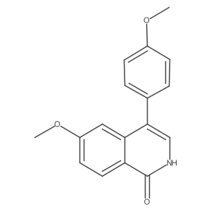 6-methoxy-4-(4-methoxyphenyl)-1(2H)-Isoquinolinone Structure