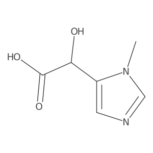 2-Hydroxy-2-(1-methyl-1H-imidazol-5-yl)acetic acid Structure