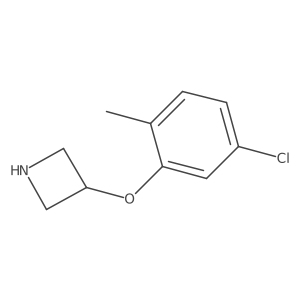 3-(5-Chloro-2-methylphenoxy)azetidine结构式