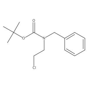Tert-butyl benzyl(2-chloroethyl)carbamate结构式