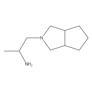 1-{Octahydrocyclopenta[c]pyrrol-2-yl}propan-2-amine Structure