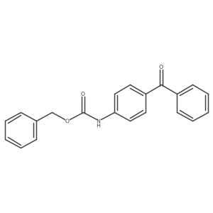 benzyl N-(4-benzoylphenyl)carbamate结构式