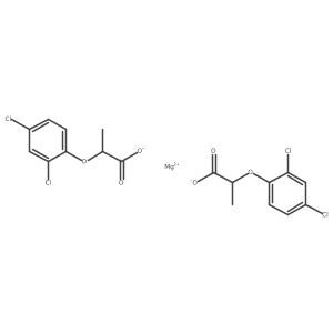 Magnesium bis((R)-2-(2,4-dichlorophenoxy)propionate)结构式