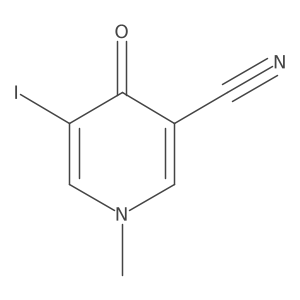 5-Iodo-1-methyl-4-oxo-1,4-dihydropyridine-3-carbonitrile Structure