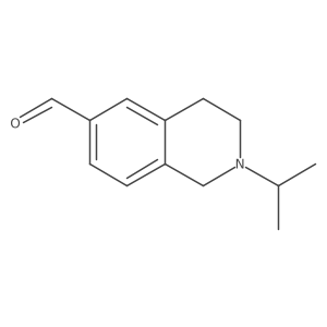 2-Isopropyl-1,2,3,4-tetrahydroisoquinoline-6-carbaldehyde结构式
