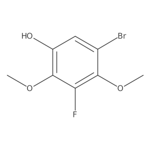 5-Bromo-3-fluoro-2,4-dimethoxyphenol Structure