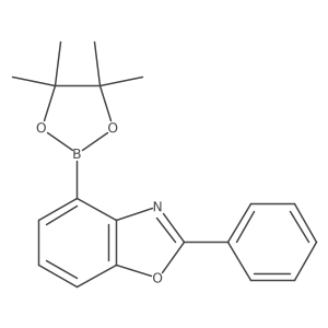 2-Phenyl-4-(4,4,5,5-tetramethyl-1,3,2-dioxaborolan-2-yl)benzoxazole Structure