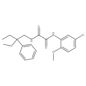N1-(5-chloro-2-methoxyphenyl)-N2-(2-methoxy-2-phenylbutyl)oxalamide Structure