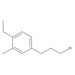 1-(3-Bromopropyl)-4-ethyl-3-iodobenzene Structure