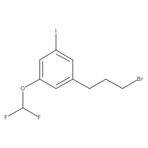 1-(3-Bromopropyl)-3-(difluoromethoxy)-5-iodobenzene Structure