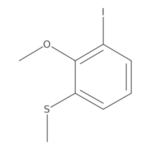 (3-Iodo-2-methoxyphenyl)(methyl)sulfane结构式
