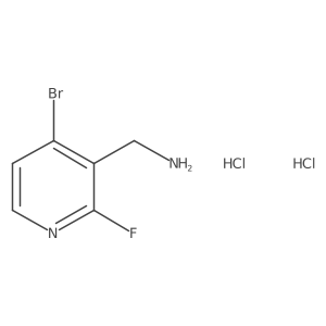 (4-Bromo-2-fluoropyridin-3-yl)methanamine dihydrochloride Structure