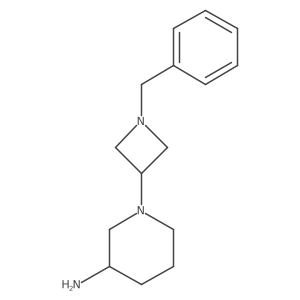 1-(1-Benzylazetidin-3-yl)piperidin-3-amine Structure