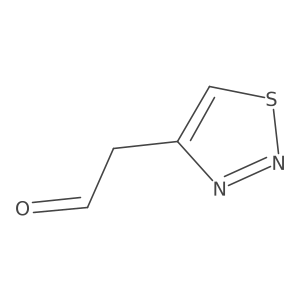 2-(1,2,3-Thiadiazol-4-yl)acetaldehyde结构式