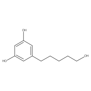 5-(5-Hydroxypentyl)-1,3-benzenediol Structure