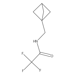 N-({bicyclo[1.1.1]pentan-1-yl}methyl)-2,2,2-trifluoroacetamide Structure
