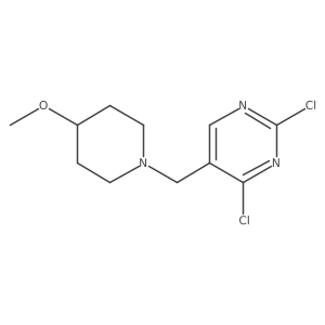 2,4-Dichloro-5-[(4-methoxy-1-piperidinyl)methyl]pyrimidine Structure